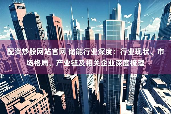 配资炒股网站官网 储能行业深度：行业现状、市场格局、产业链及相关企业深度梳理