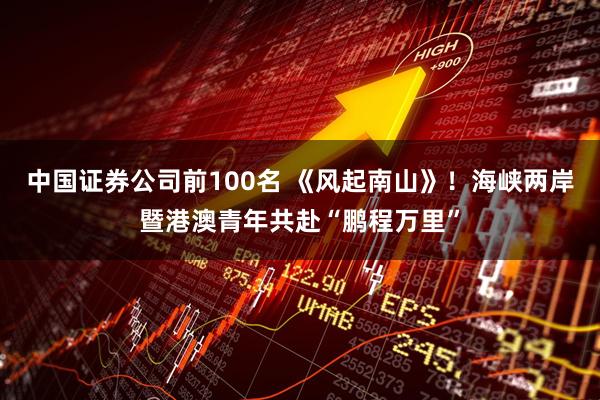 中国证券公司前100名 《风起南山》！海峡两岸暨港澳青年共赴“鹏程万里”